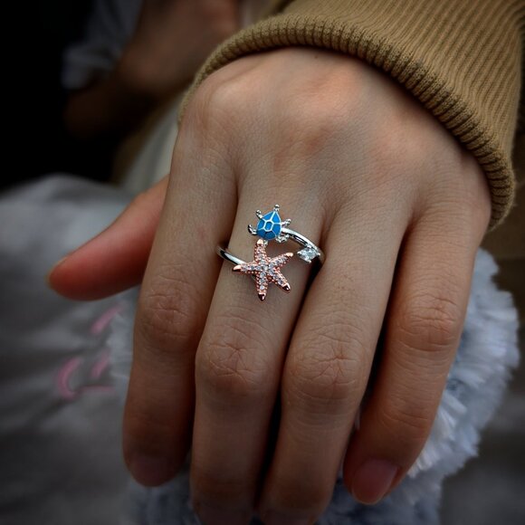 Ocean Love Spinning Ring - Picture 2 of 4